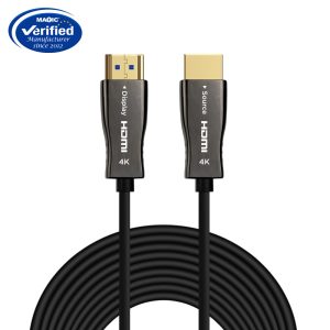4K Zinc alloy HDMI fiber optic cable B