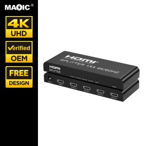 HDMI Splitter 1 in 4 out 4K 60HZ