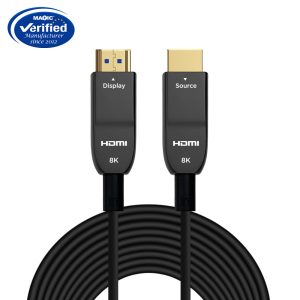 8K Zinc alloy HDMI fiber optic cable K