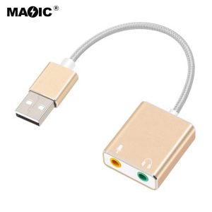 3.5mm jack USB Audio Adapter