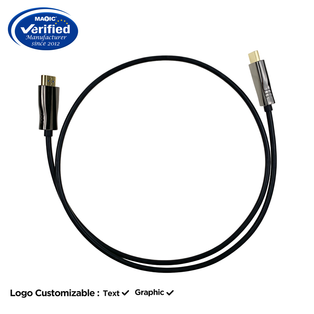 4K Zinc alloy HDMI fiber optic cable B - Image 2