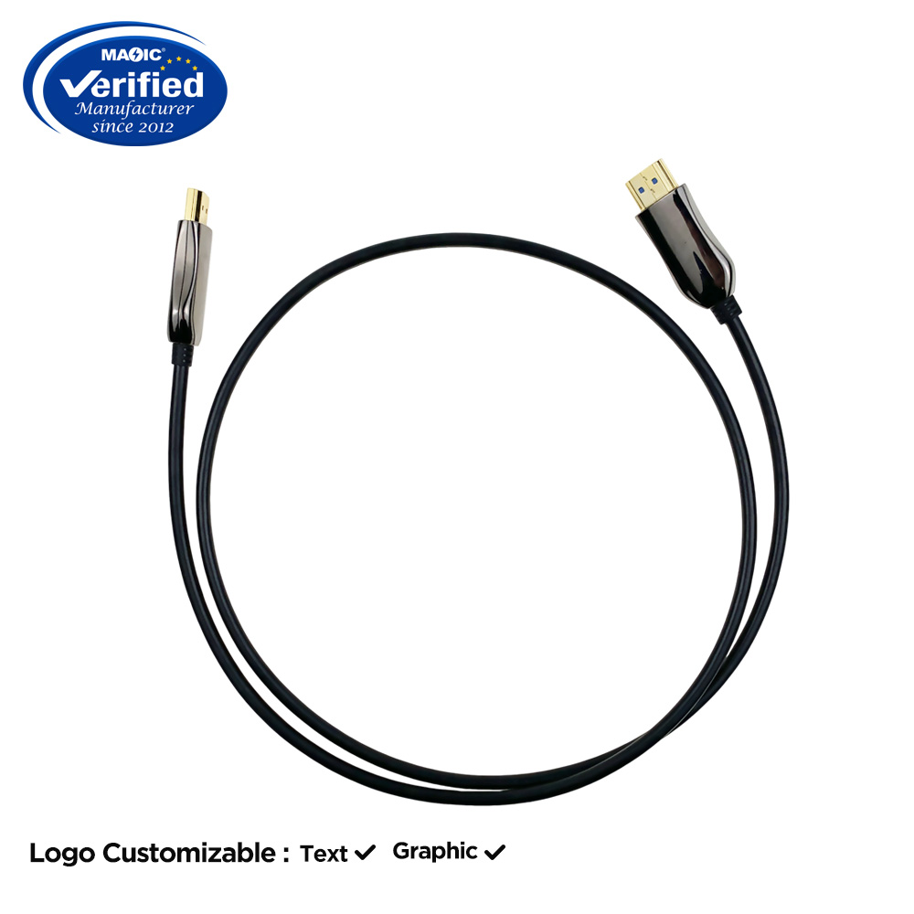 4K Zinc alloy HDMI fiber optic cable C - 图片 2