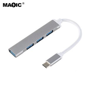 Type C To 4 Ports Usb Hub