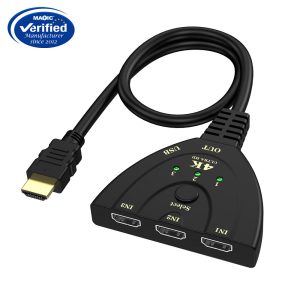 4K HDMI switch 3 in 1