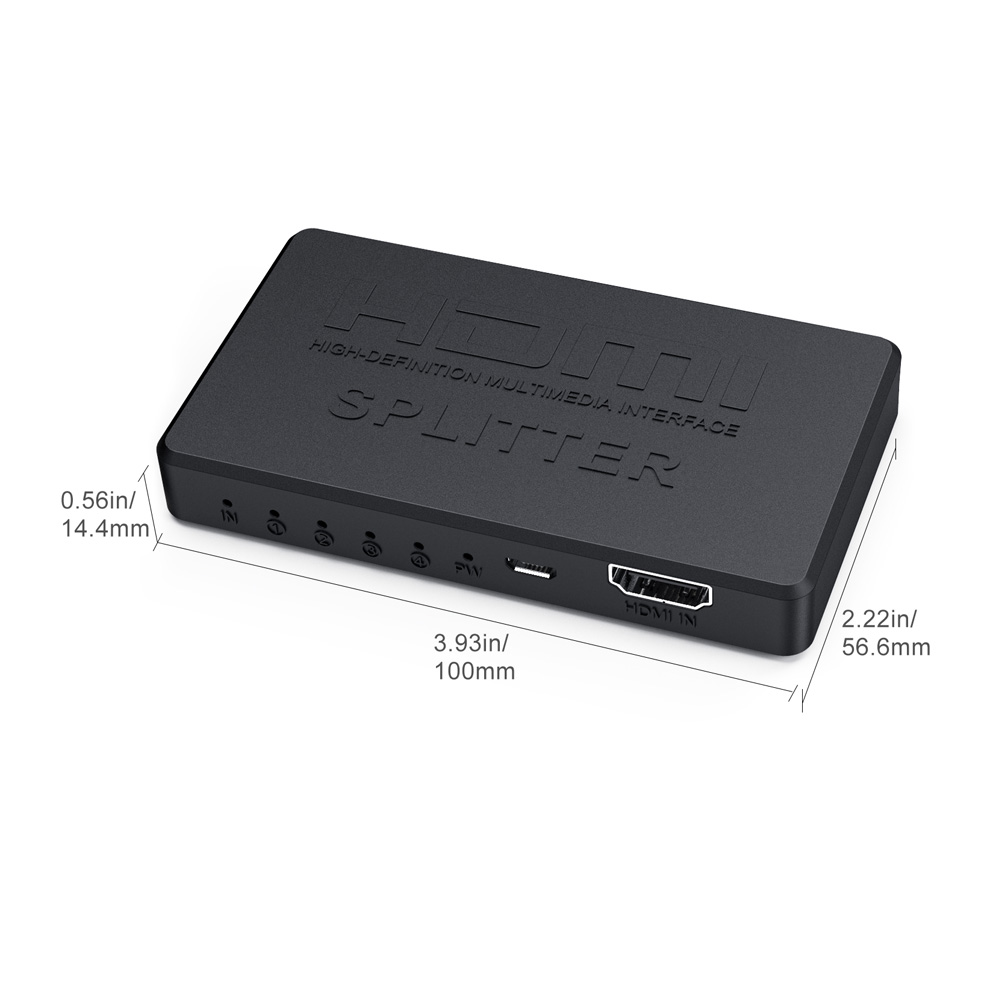 HDMI Splitter 1 to 4 out 4K 60HZ - 图片 2