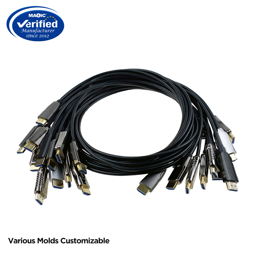 8K Zinc alloy HDMI fiber optic cable J - 图片 3