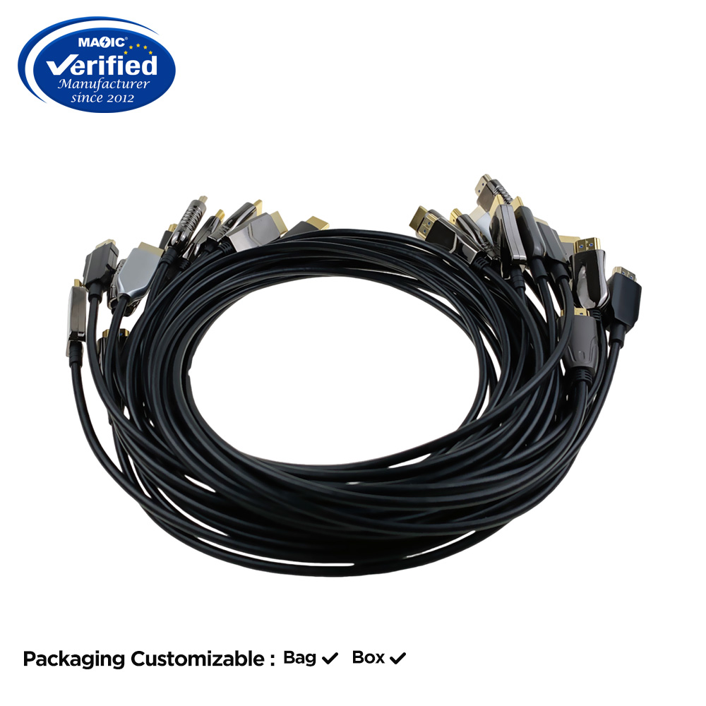 8K Zinc alloy HDMI fiber optic cable J - 图片 4