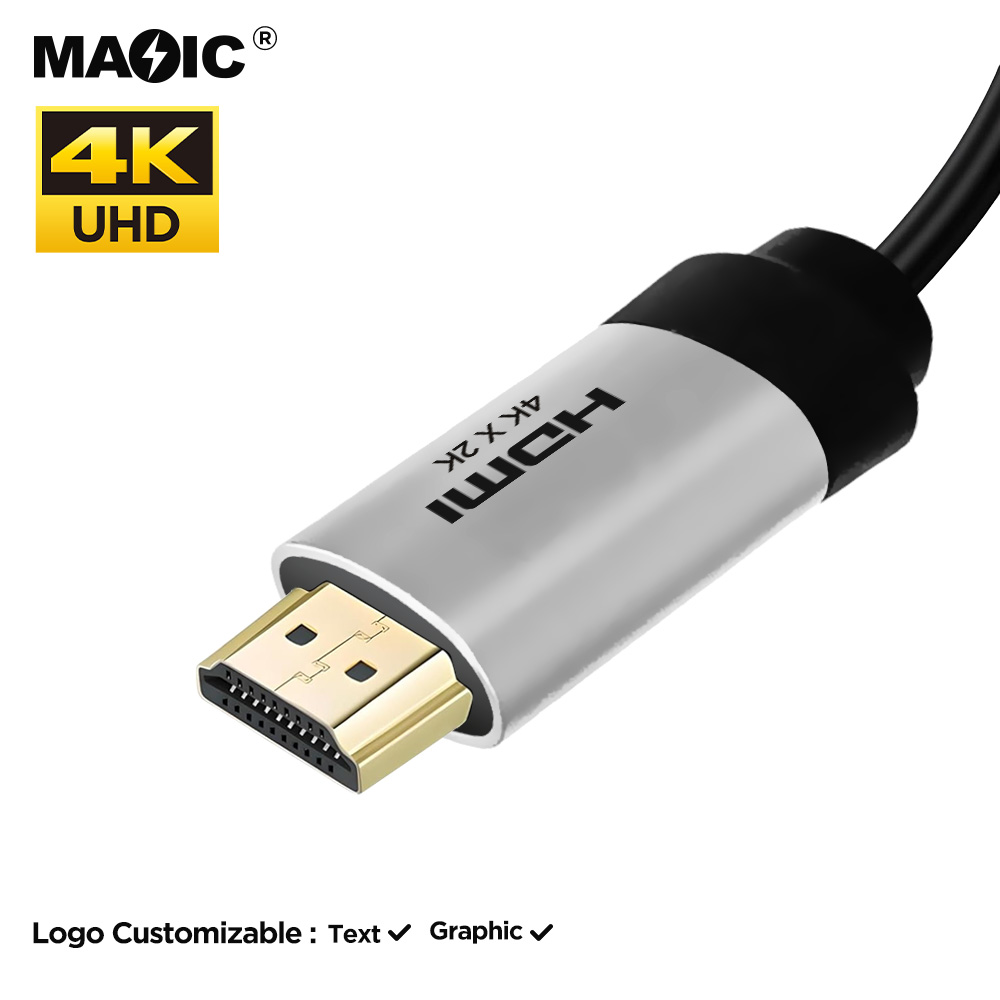 4K HDMI Cable silvery - Image 2