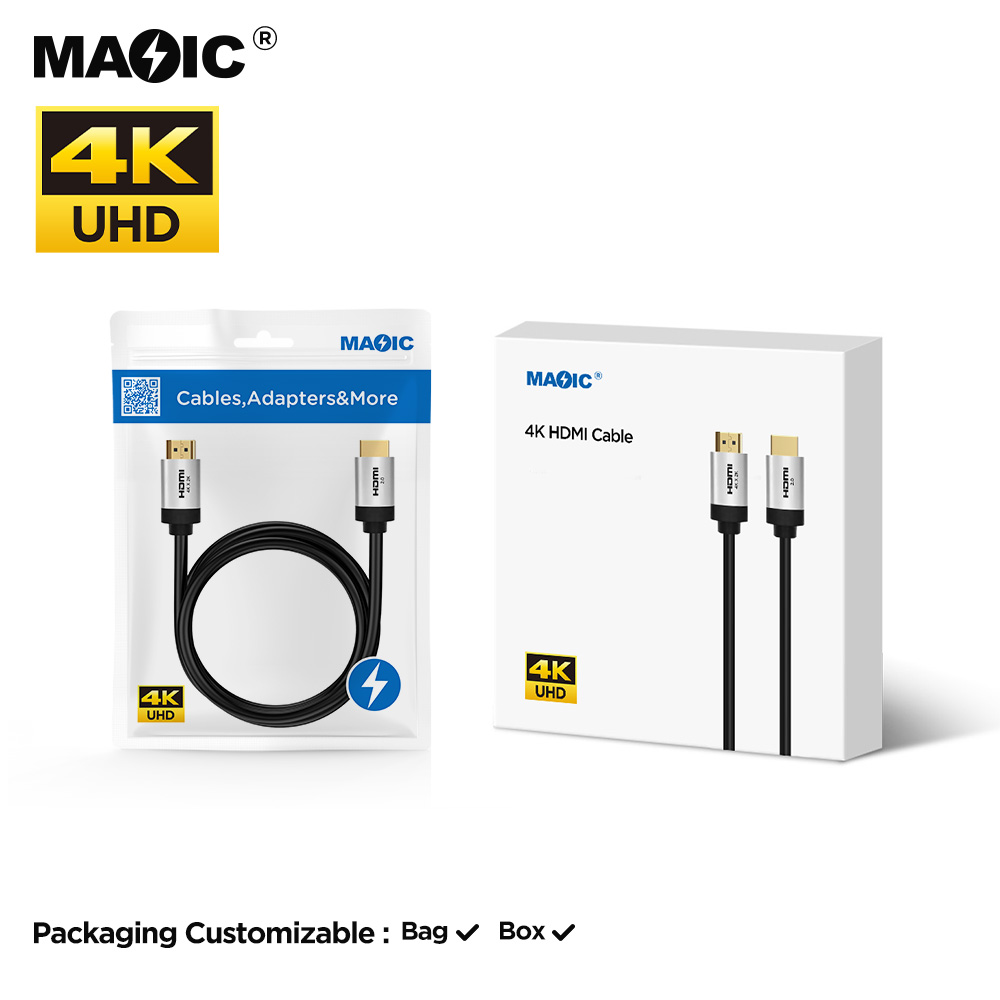 4K HDMI Cable silvery - Image 4