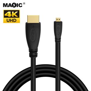 4K Micro HDMI Cable black