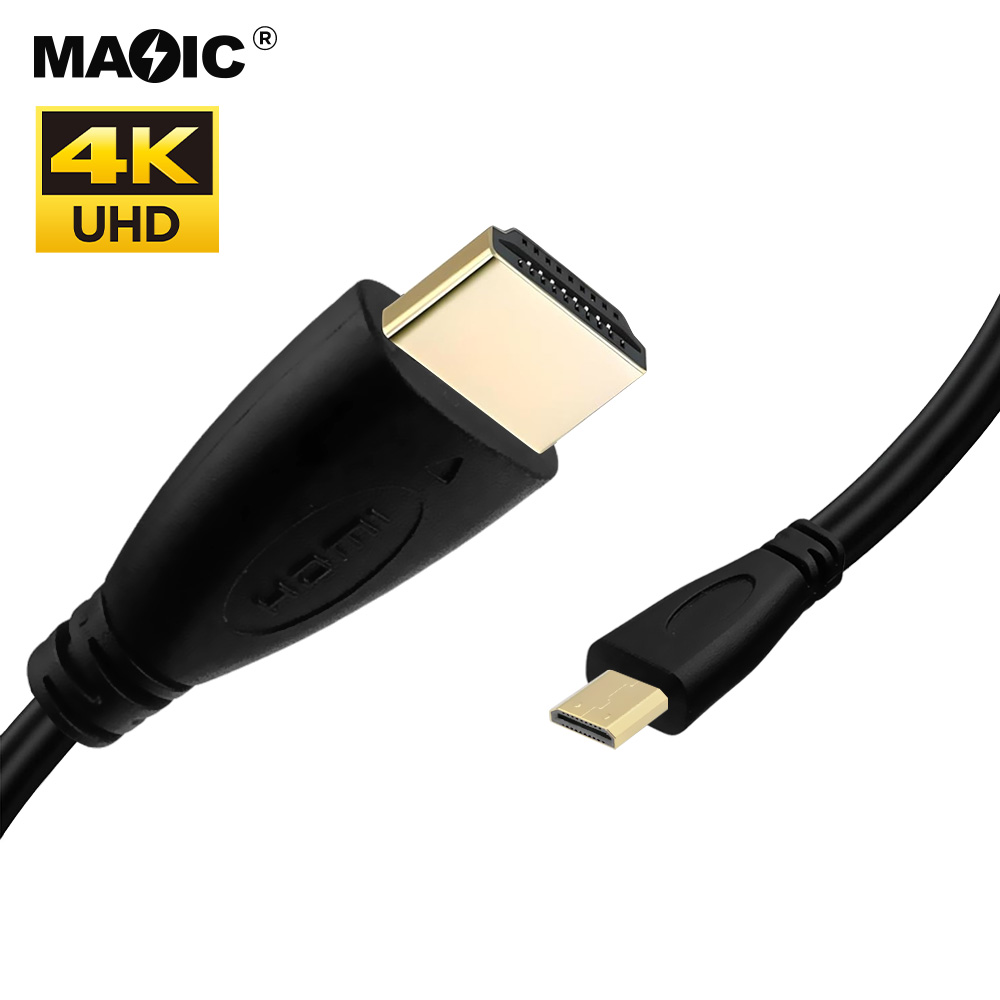 4K Micro HDMI Cable black - Image 2