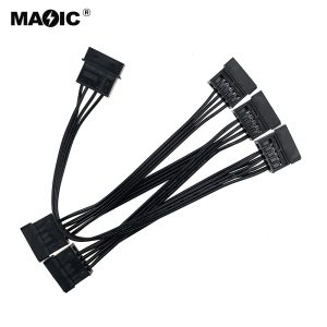 4Pin Female IDE 1 to 5 SATA Cable