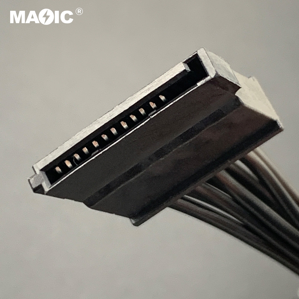 4Pin Female IDE 1 to 5 SATA Cable - 图片 3