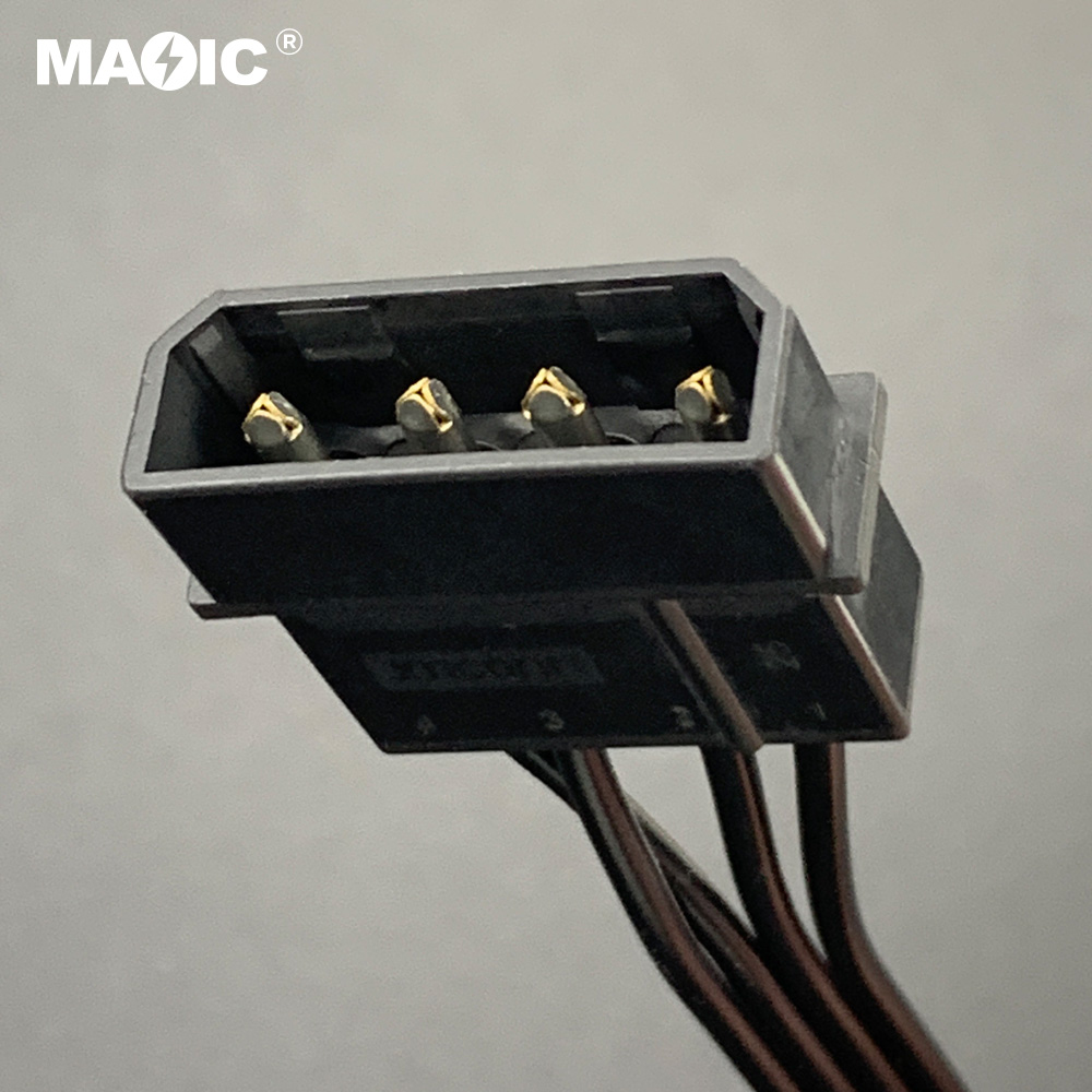 4Pin Female IDE 1 to 5 SATA Cable - 图片 4