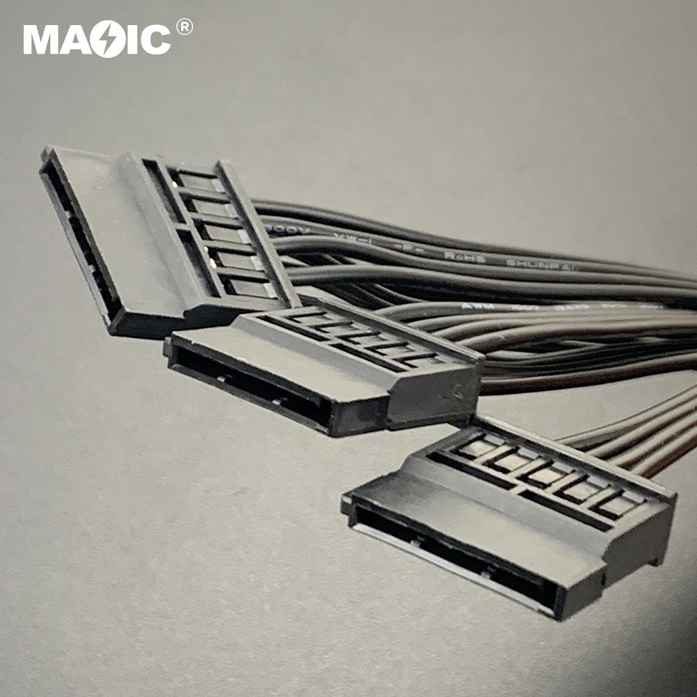 4Pin Female IDE 1 to 5 SATA Cable - 图片 5