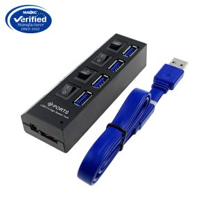 4ports usb3.0 hub with switch