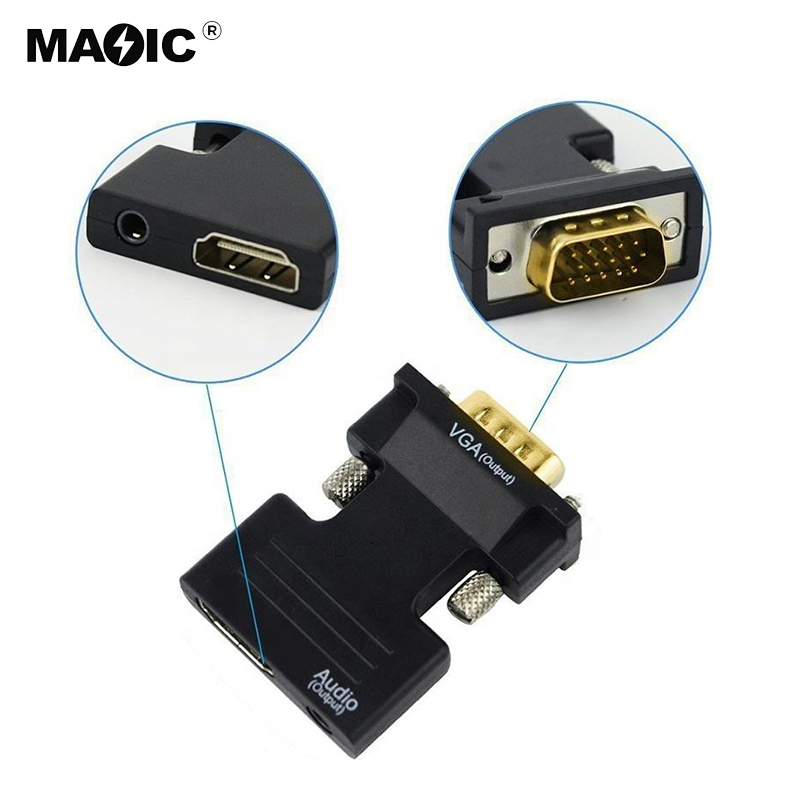 HDMI® Female to VGA Male Adapter - 图片 3
