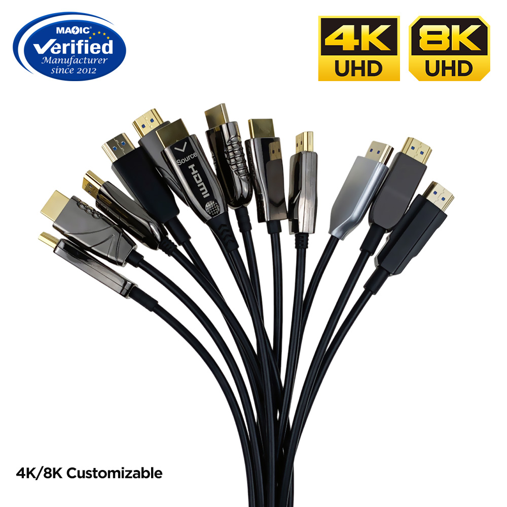 8K Zinc alloy HDMI fiber optic cable J - 图片 5