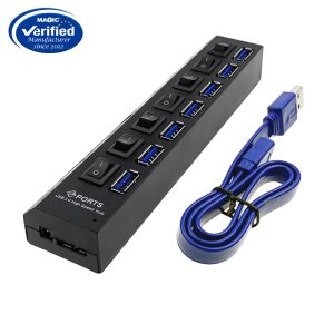 7ports usb3.0 hub with switch