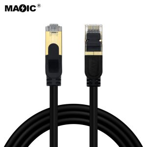 Cat8 cable 1M black