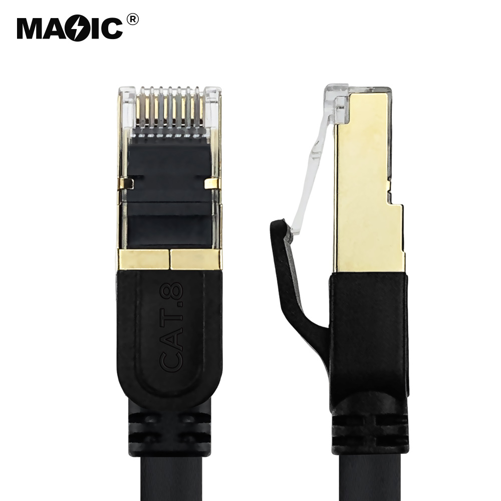 Cat8 cable 1M black - 图片 2