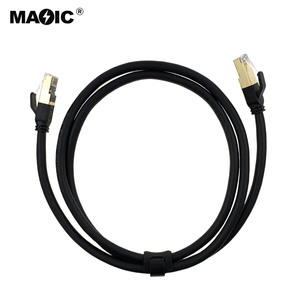Cat8 cable 1M black - 图片 3