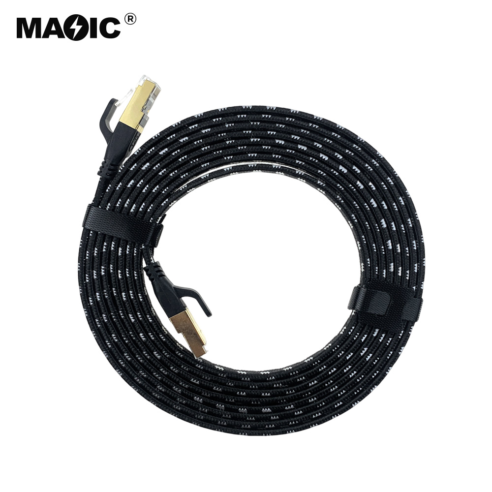 Cat8 cable 3M Braid Flat - 图片 3