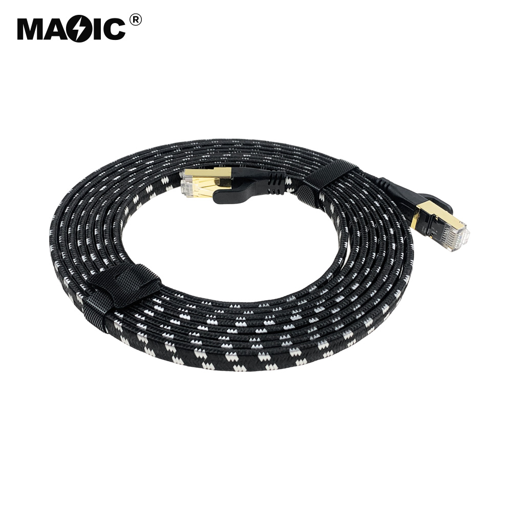 Cat8 cable 3M Braid Flat - 图片 4