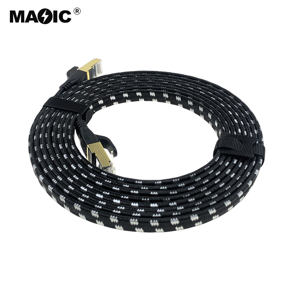 Cat8 cable 3M Braid Flat - 图片 5