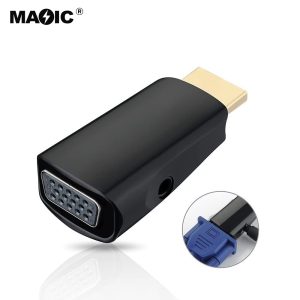 HDMI® to VGA with audio port adapter