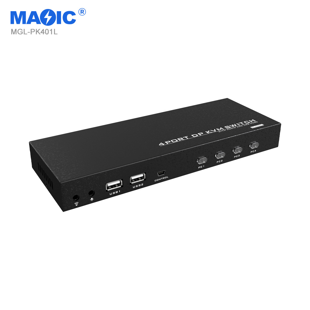 DP KVM Switch 2 in 1 out