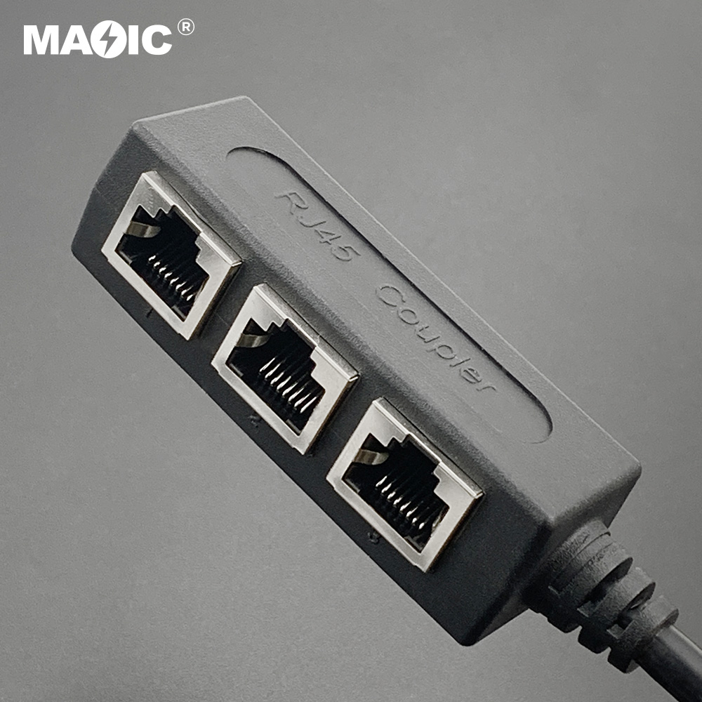 RJ45 coupler 1 to 3 adapter combination - 图片 5