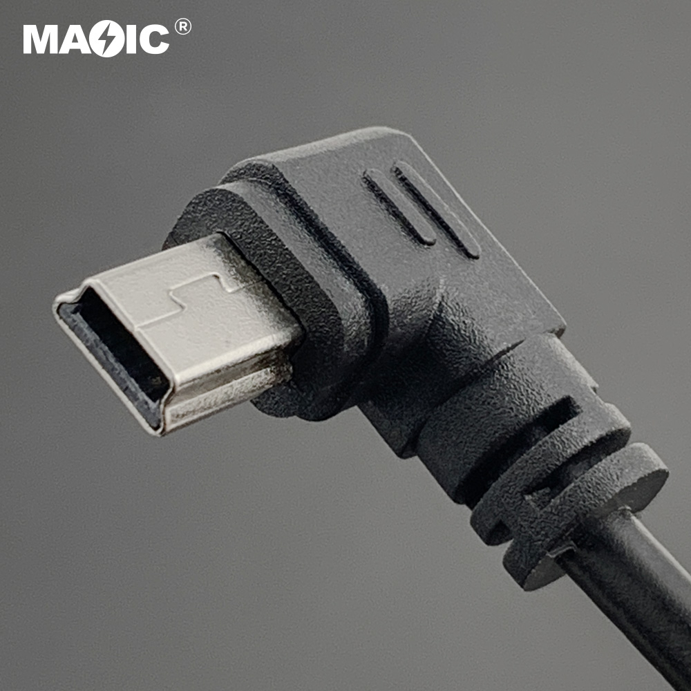 Right Angle Mini USB spring cable - 图片 2