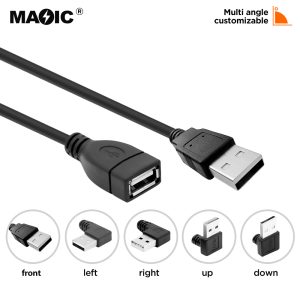 USB 2.0 A male to A female cable
