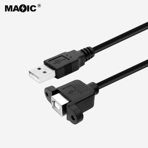 USB 2.0 A male to B female ear cable