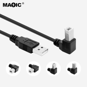 USB 2.0 B male to A male cable