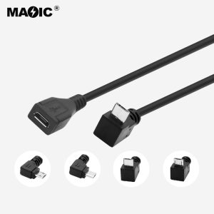 USB 2.0 micro-B male to micro-B female cable