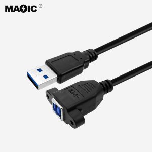 USB 3.0 A male to B female ear cable