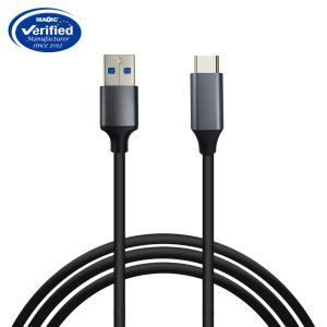 USB A to Type-C Cable3A 60W 10Gbps 0.5M