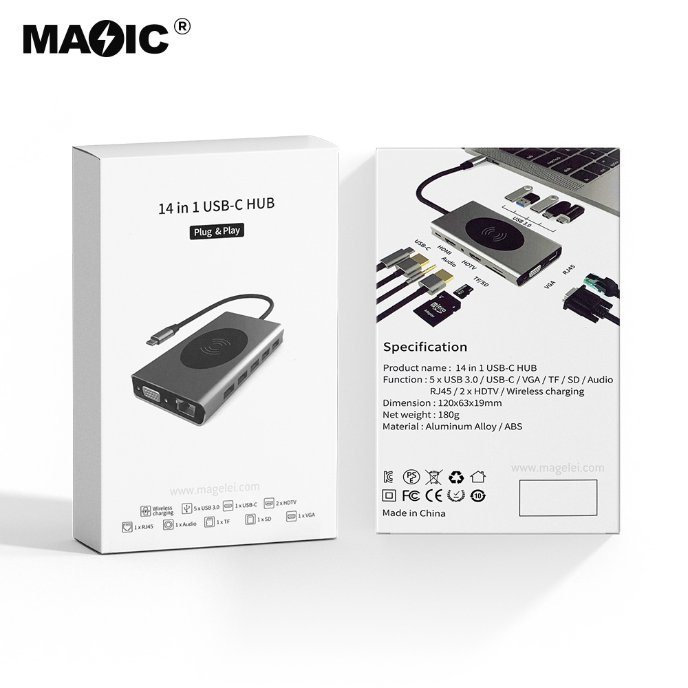 USB-C HUB 14in1