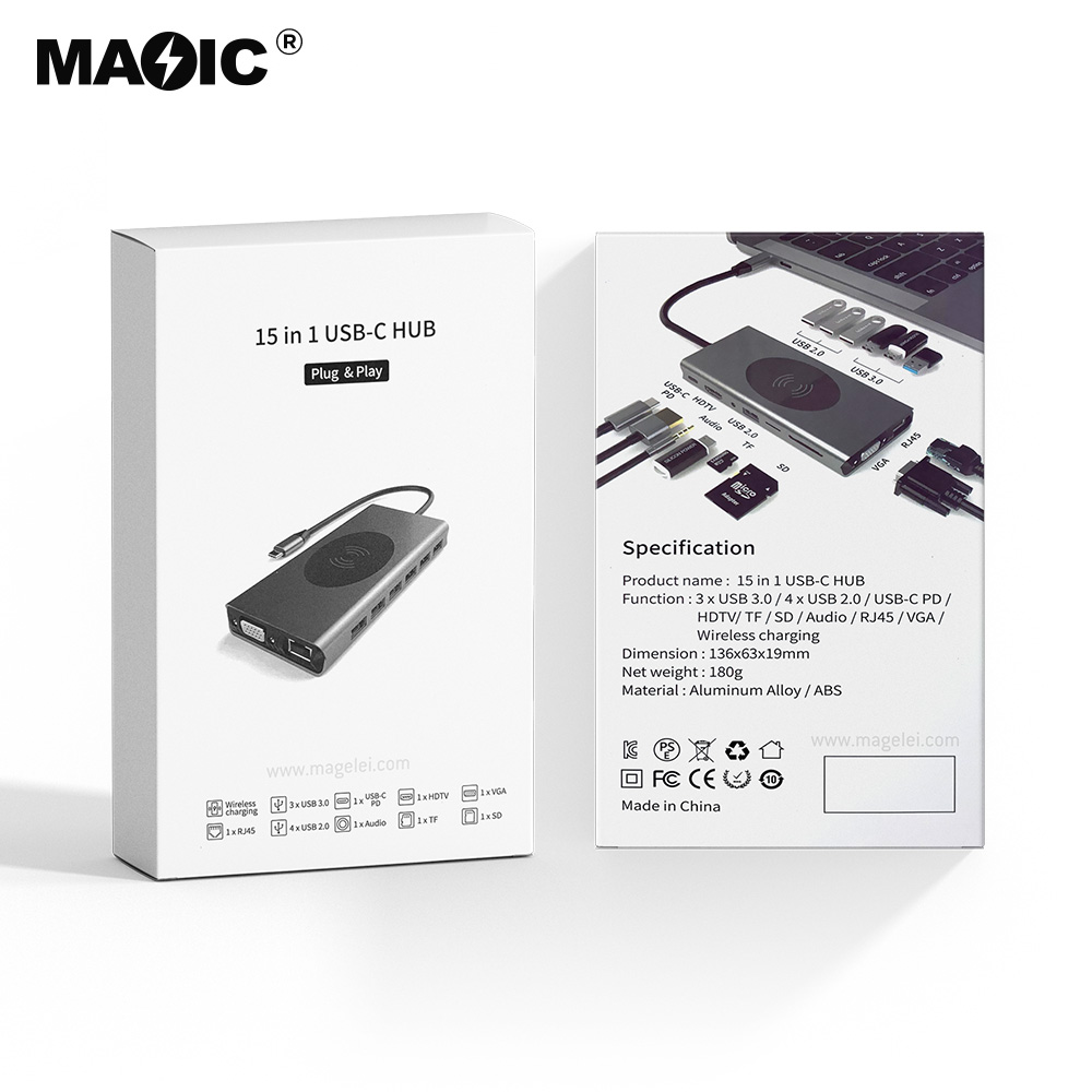 USB-C HUB 15in1