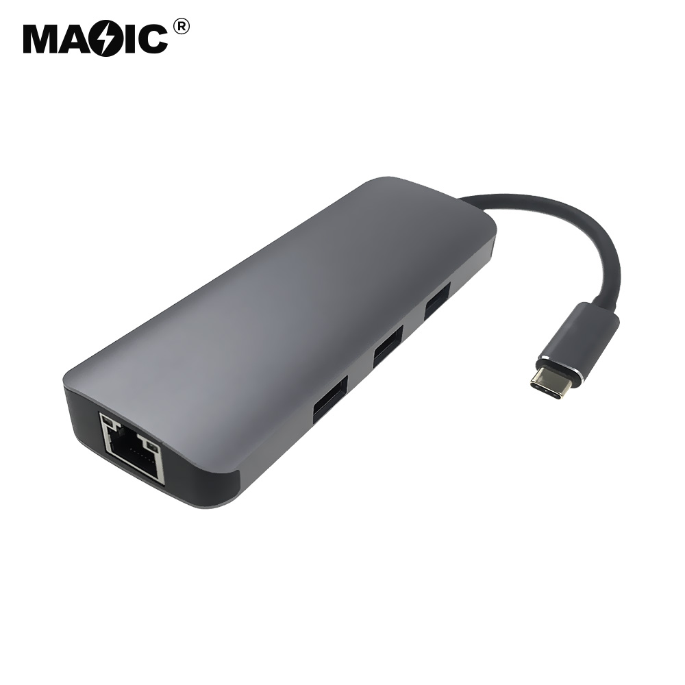 USB C Hub 8in1