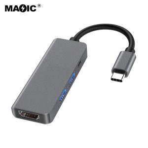 USB TYPE-C TO USB3.0x2+HDMI®+PD 4 in 1