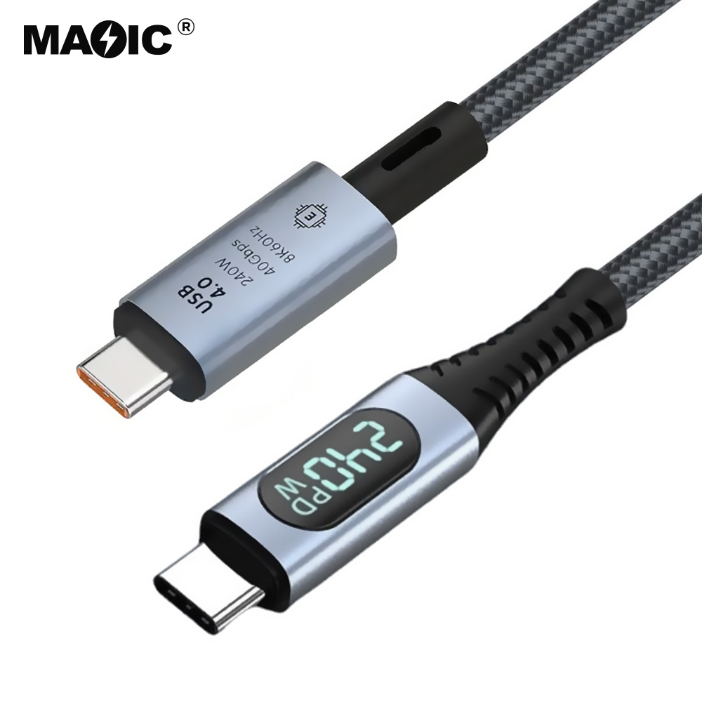 USB4 Cable with Digital LED - Image 3