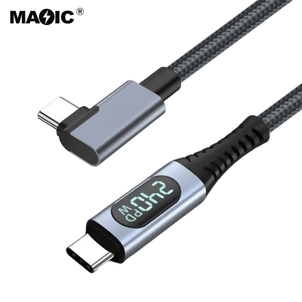 USB4 Cable angle with Digital LED - Image 3