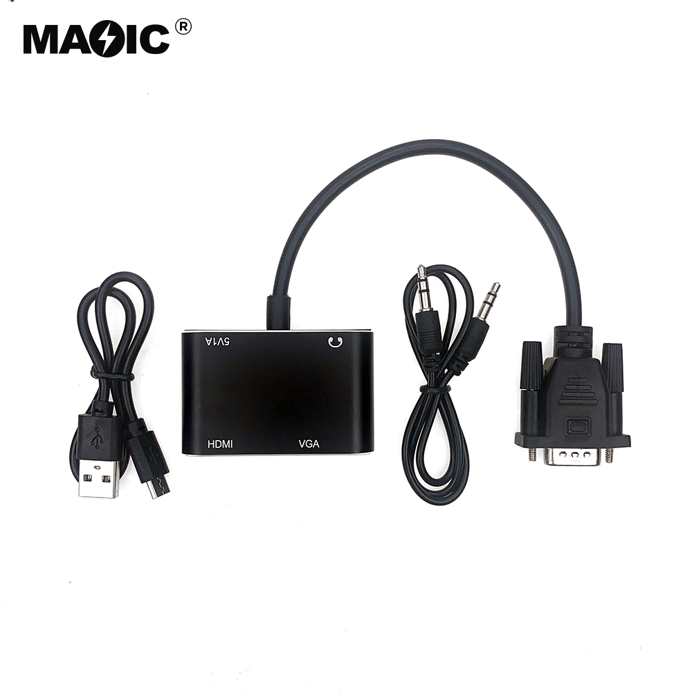 VGA to HDMI®+VGA Adapter with Audio - 图片 2