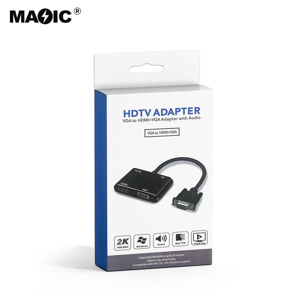 VGA to HDMI®+VGA Adapter with Audio - 图片 6