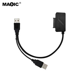 USB2.0 to SATA 7+6Pin with USB Power