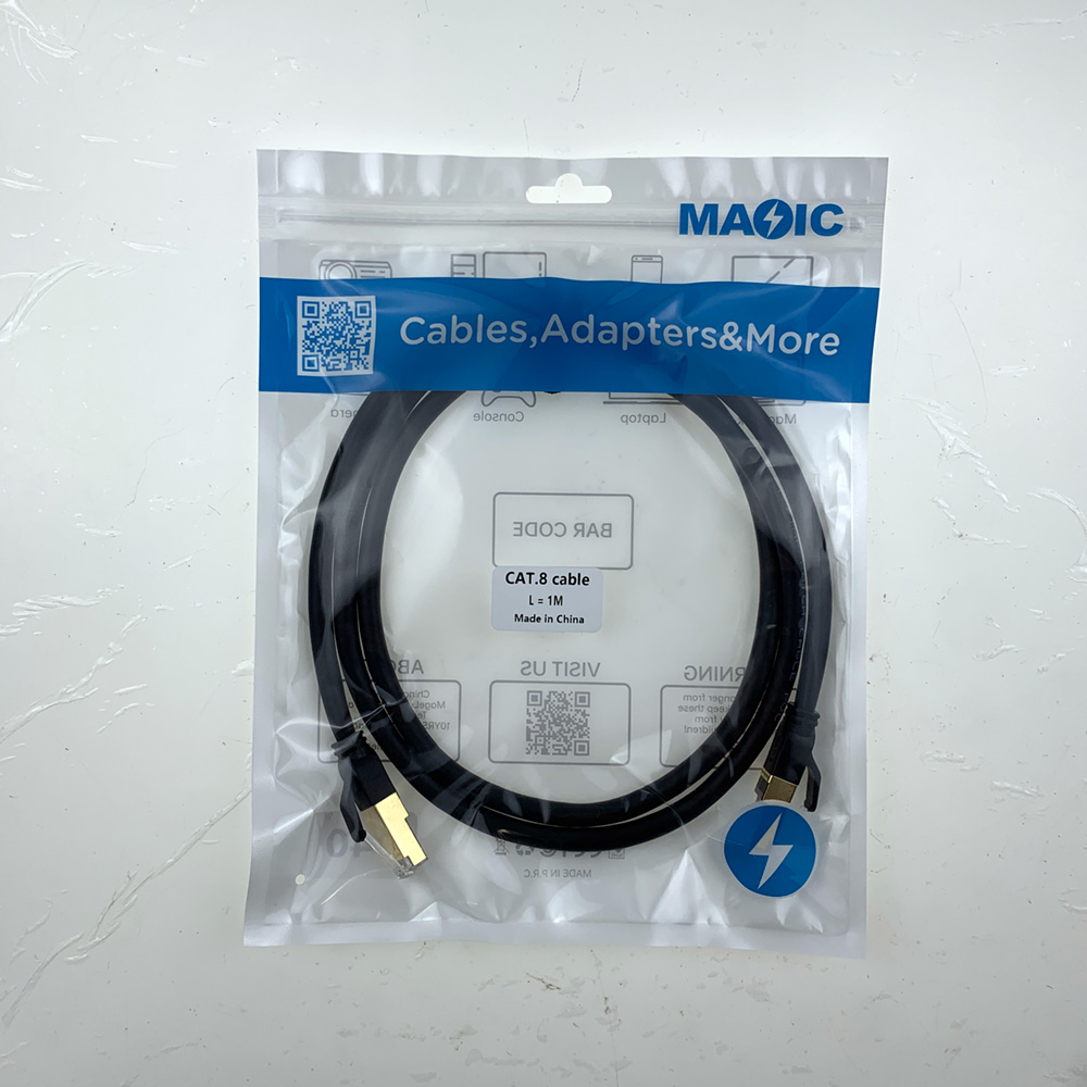 Cat8 cable 1M black - 图片 6