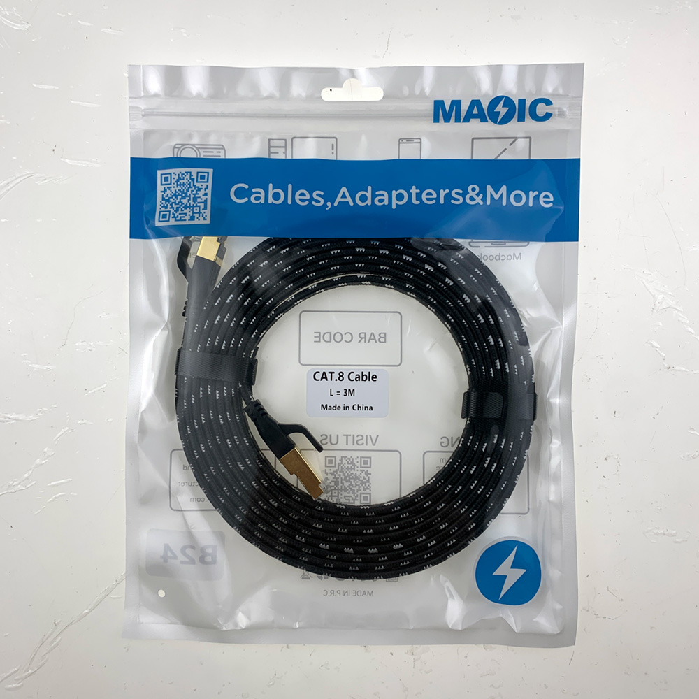 Cat8 cable 3M Braid Flat - 图片 7